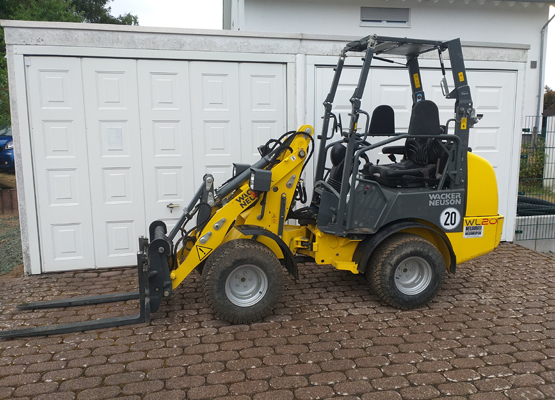 2,0 t Radlader Kompaktlader mieten - Wacker Neuson WL20